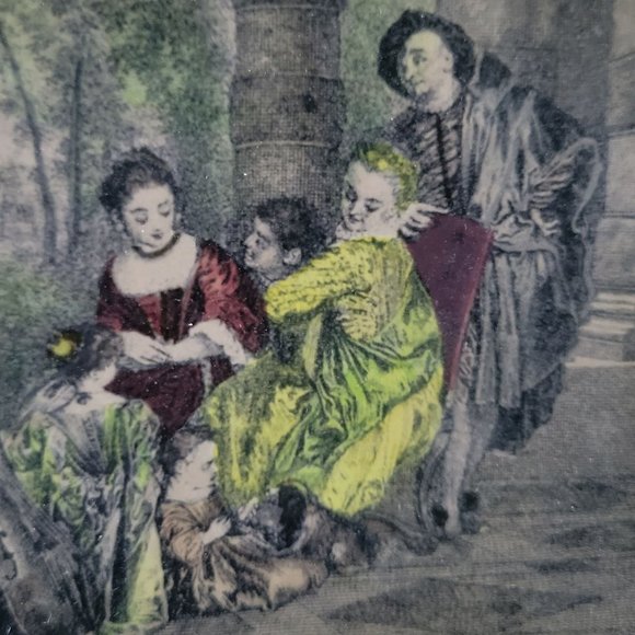 Vintage Framed Print Les Charmes De La Vie Engraving, French Art, French Decor - Picture 4 of 8